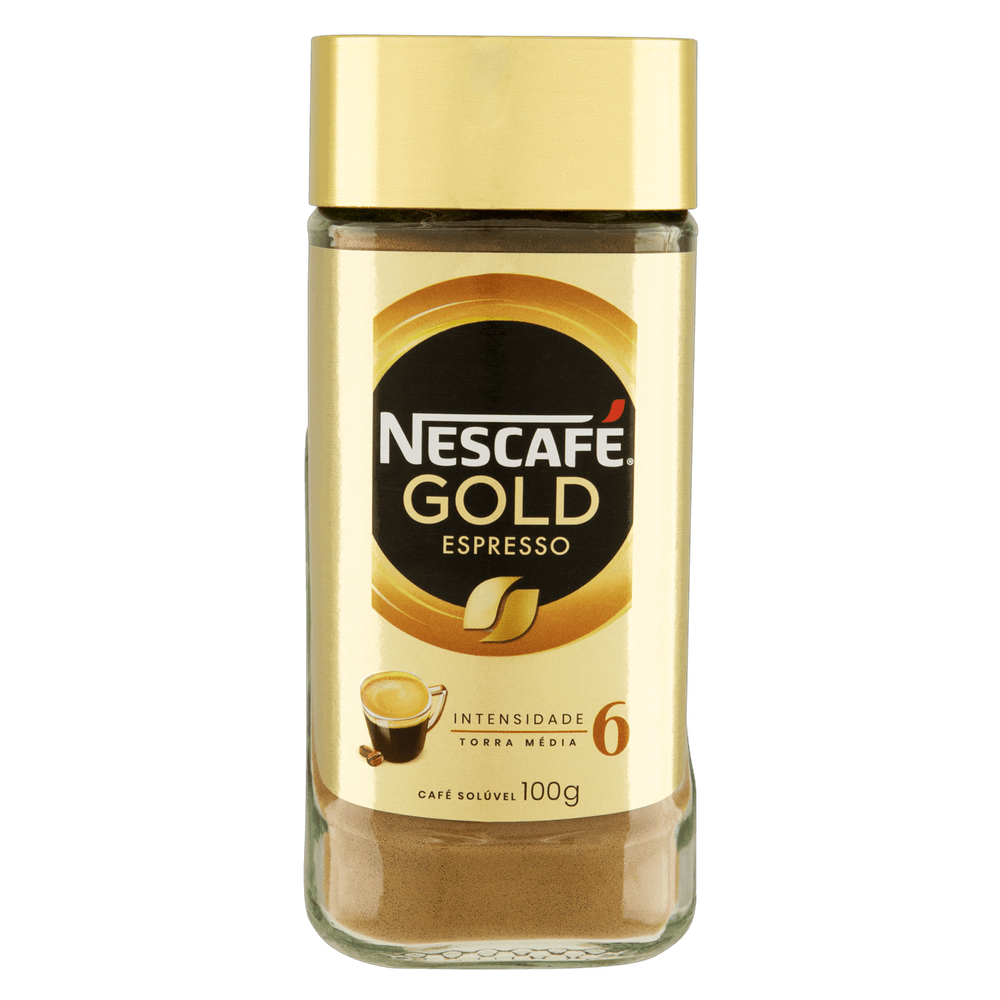 Espresso Nescafé Gold Vidro 100g 