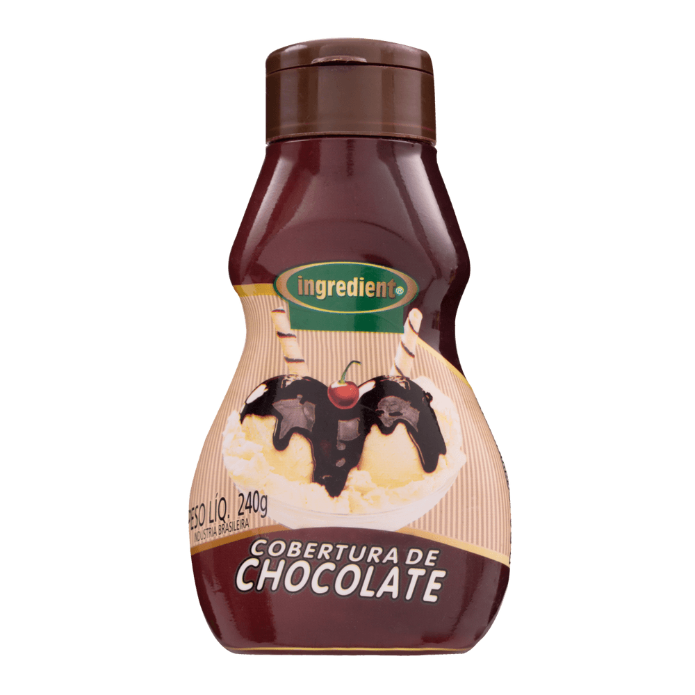 Cobertura Para Sorvete Chocolate Ingredient Pote 240g Trimais