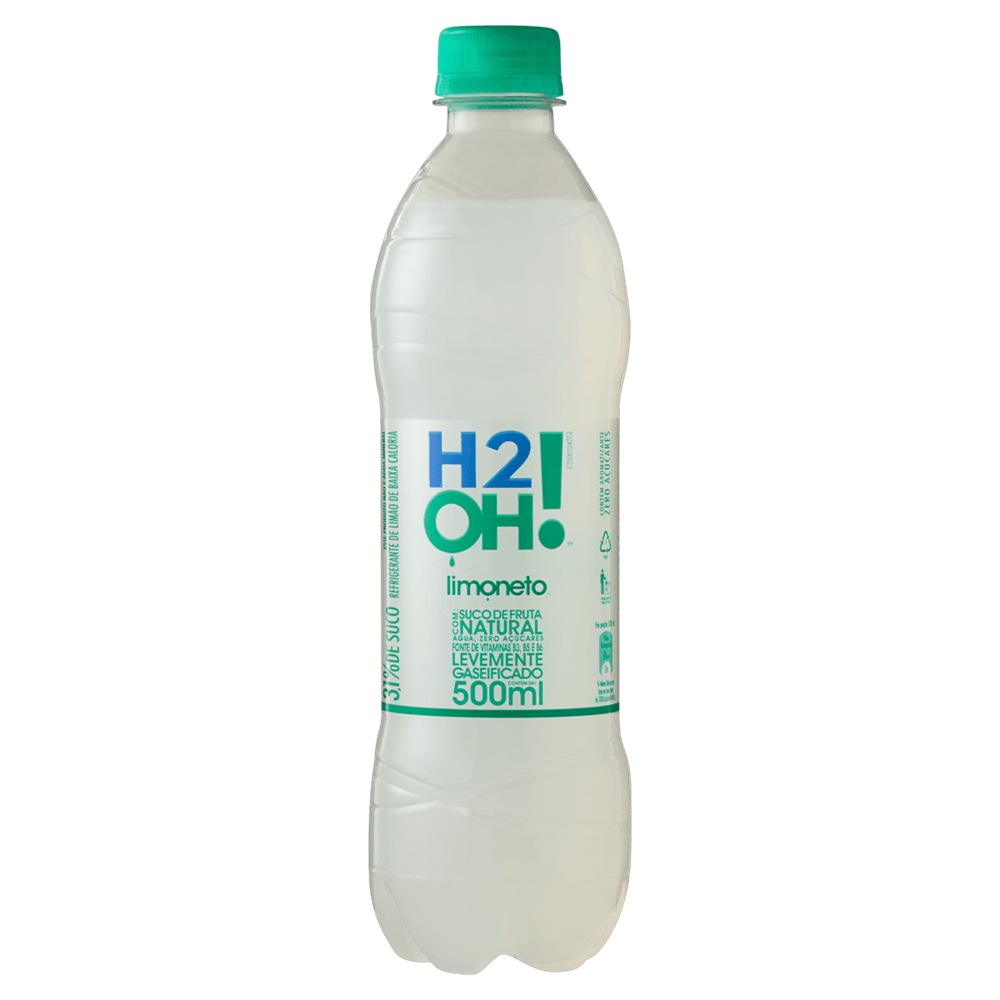 Refrigerante H2oh Limoneto Pet 500ml Trimais