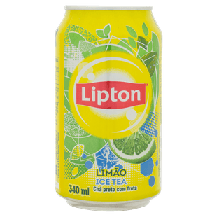 Cha Lipton Ice Tea Limao Lata 340ml Trimais Cha Lipton Ice Tea Limao Lata 340ml Trimais