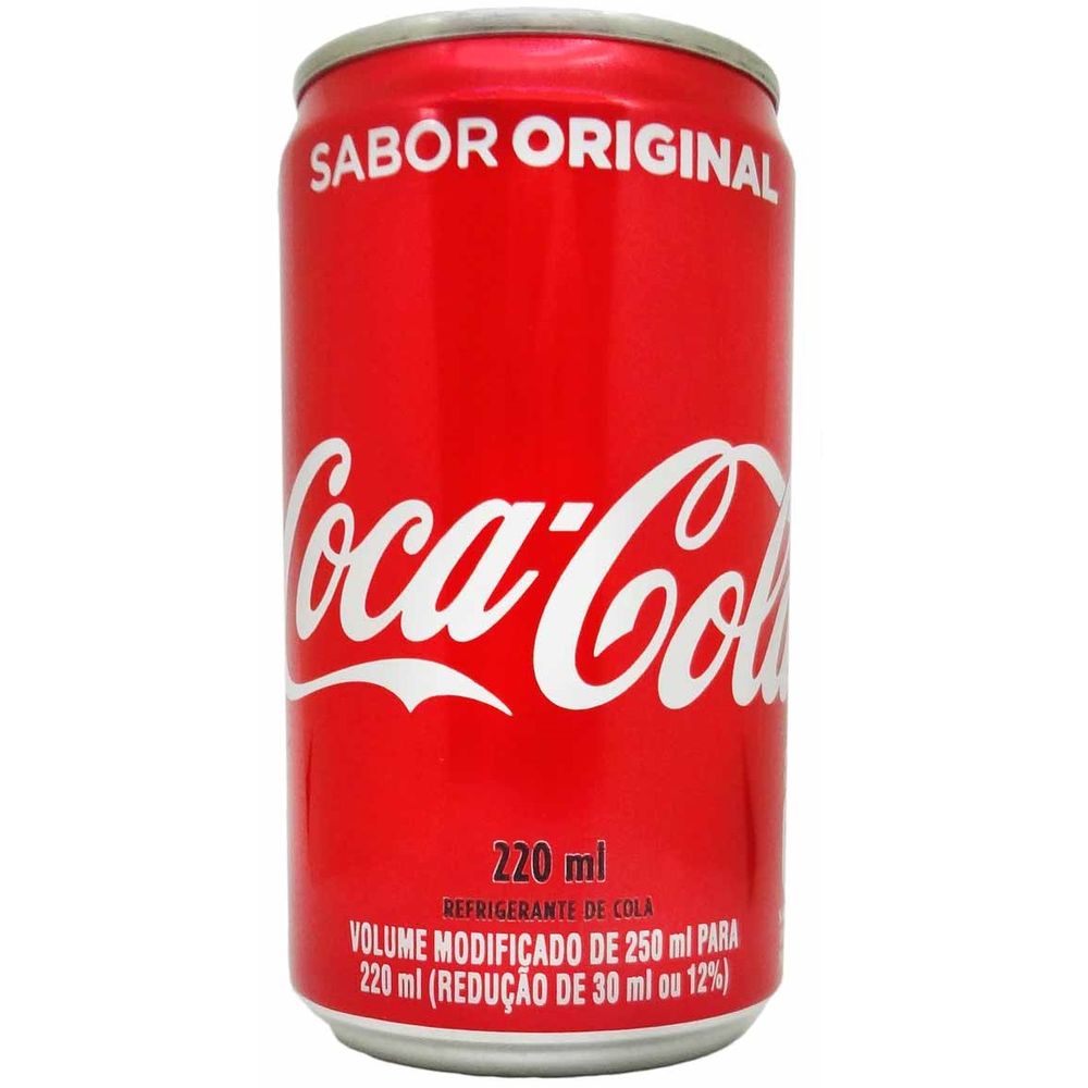 Refrigerante Coca Cola Lata 220ml Trimais Refrigerante Coca Cola Lata 220ml Trimais