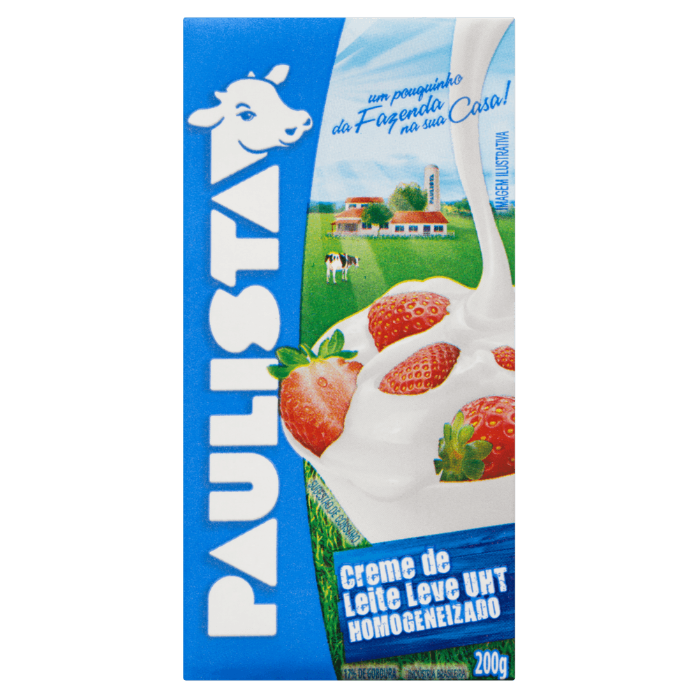 Creme De Leite Paulista Uht 200g Trimais